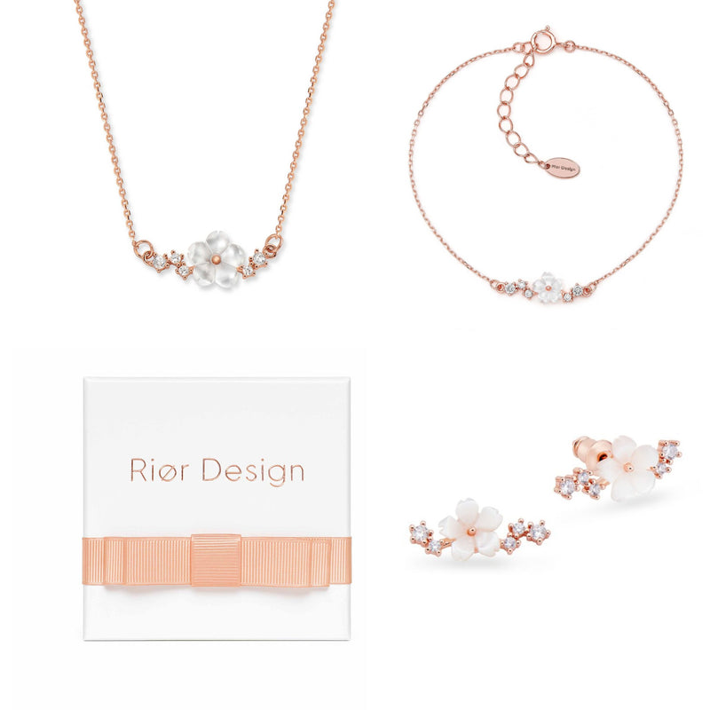 Sparkle Earrings, Necklace and Bracelet Bundle