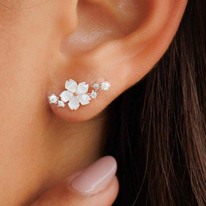 Heart Necklace, Sparkle Earrings Bundle