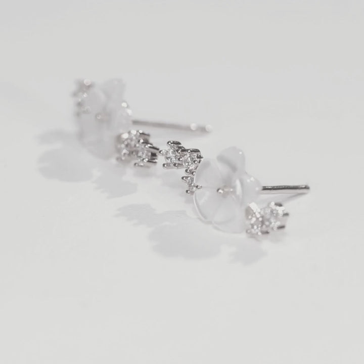 Sparkle Earrings Silver