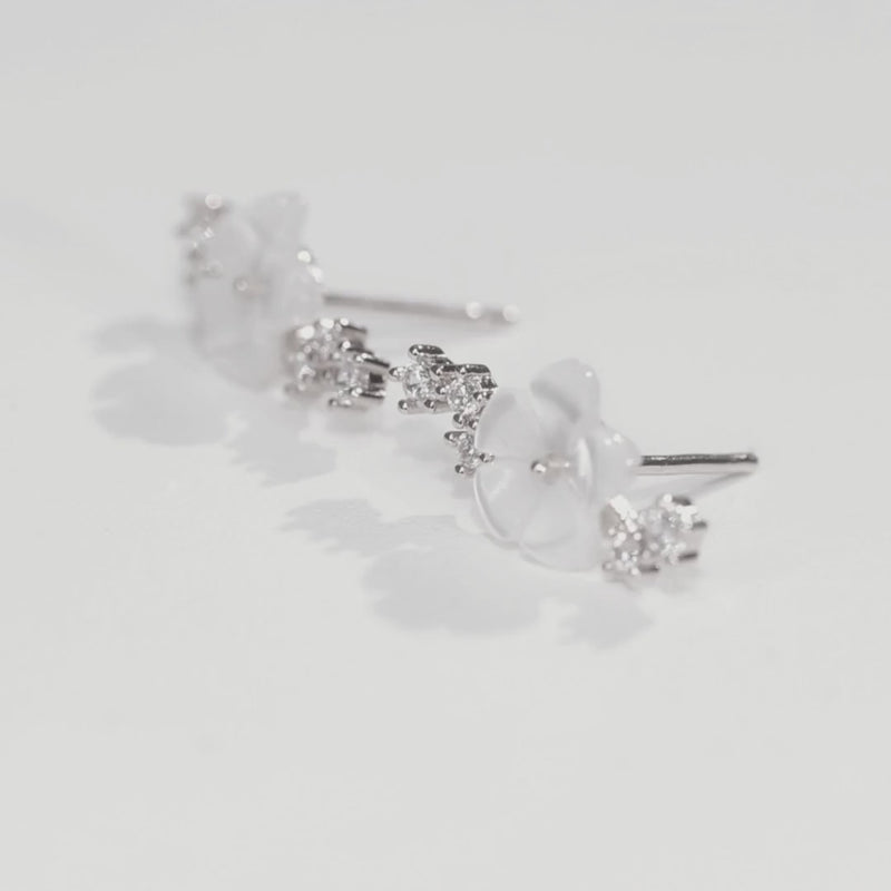 Sparkle Earrings Silver
